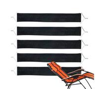 Générique Recliner Fabric Belts - Folding Chair Fabric Bands Chairs Support Elastic Band 5pcs Reinforced Nylon Metal Chair Strap Set Load Bearing Repair Accessories