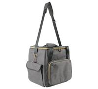 Générique Record Storage Box - Record Organizer | Vinyl Case Storage Album Carrying Bag with Dividers Holds Up to 45 Records for Travel Collecting Portable cdd Carrying Bag for Makeup Gadgets