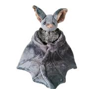 Générique Regalo per le età - Mazza di peluche confortevole per il compleanno | Animale da 12 pollici Gothic Bats | Giocattolo di peluche di Halloween morbido per le | di semi