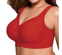 Générique Reggiseno Maternità Reggiseni da Donna Reggiseno senza ferretto Coperta completa senza biancheria intima di grandi dimensioni per le donne anziane senza spalline allattamento Tire Latte