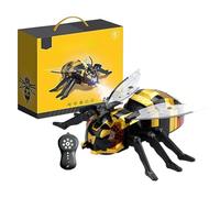 Générique Remote Control Bee - Robot Toy | Crawling Toy, Robot Bee, Interactive Robo with Spray Sound Light, for Children Boys Girls Home Party Travel Wall Floor