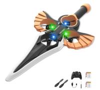 Générique Remote Flying Sword, Gesture & Remote Control Rc Glider with 360° Stunts, 3-Speed Control, LED Lights, Long Flight Time, Lightweight Durable Design, Easy to Fly for Beginners
