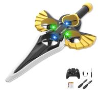 Générique Remote Flying Sword, Gesture & Remote Control Rc Glider with 360° Stunts, 3-Speed Control, LED Lights, Long Flight Time, Lightweight Durable Design, Easy to Fly for Beginners