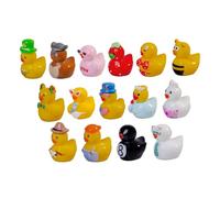 Générique Resin Ducks - 50 pezzi in resina colorata Yellow Table Decor, Yellow Ducks Bulk | for Winter Daytime Night Party Wedding Date Uffizi speciali Occasioni Hotel Restaurant School Daily