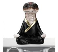 Générique Resin Zen Snake Statua - Tavolo animale serpente Zen Resin Mascot, Luck and Prosperity Figures of Creative Animals Year of The Snake for Decoration for | Statuetta di serpente in resina