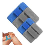 Générique Retailage de Sable - Mitt de Sable Per La Spiaggia | 4 Pezzi Sabbia Eraser | Pouche de Portable | Pulire Tergicristallo Portatile Adulto Per Adulti Per Campeggio Vacation Travel Powder