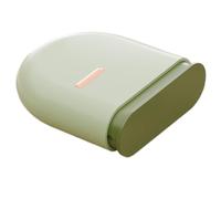 Générique Retainer Case, Pull-Out Invisible Grinding Teeth Guard Holder with Ventilation Holes, Portable Braces Storage Box, Large Capacity Retainer for Women, Men Adults (8,8 x 9,6 x 2,9 cm), verde