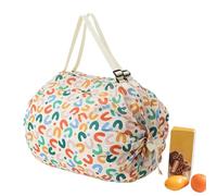 Générique Reusable Grocery Bags, Foldable Shopping Tote, 8,5 x 8 x 3 Inches, Heavy-Duty Handles, Sturdy Eco-Friendly Fabric, spazioso impermeabile carrier for Kitchen, Pool, Work, Supermarket