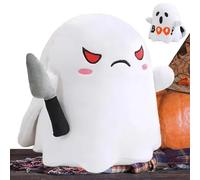 Générique Reversible Ghost Plush, Cute Sensory Stuffed Toy, 15,75 pollici Soft Double Sided Halloween Ghost, Mood Reversible Plush for Sofa, Home, Car, Desktop, Bedside Decoration, Girls and Boys