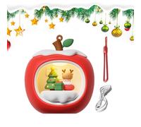 Générique Ricaricabile LED Light, Christmas Ornament | Christmas | Lampada da scrivania 3D Fruit House With Lanyard For Nightstand Nursery Wall Dorm Bedside Table