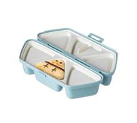 Générique Rice Ball Maker Mold - Japanese Non-Stick Lunch Box | Multi-Compartment Triangle Rice Mold Sushi Press | For Meal Prep Storage Making Home Kitchen School Office Camping Travel