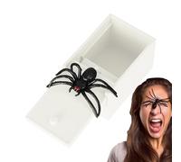 Générique Ripieno di ragno Halloween | Giocattoli intelligenti Halloween Scatola di ripieno,Dispositivo di scherzo ideale per folli risate tra amici adulti famiglia ragazze ragazzi