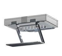 Générique Riposo per computer portatile | Stoccaggio in metallo pieghevole ergonomico con attacco magnetico per telefono, supporto per computer portatile allungato, per divano da lavoro, studio