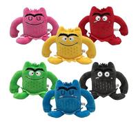 Générique Risorse Emozionali per Bambini, Peluche Mostro Emozioni, Set Di 6 Peluche Blu Triste E Giallo Felice, per Compleanno O Decorazione Festiva per Bambini 3+, Ragazze.