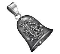 Générique Road Blessing Campanello per bicicletta - Charm protettivo spirituale compatto, simbolo di esorcismo, tradizione motociclista classica, design facile da fissare, regalo premuroso e sicuro