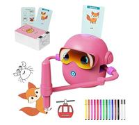 Générique Robot da disegno intelligente | con 100 carte, gioco interattivo di apprendimento della pittura creativa, macchina arte robot pittura bambino | per prescolari, ragazzi, ragazze, famiglia e