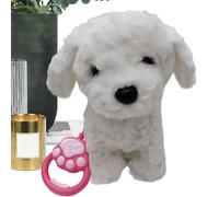 Générique Robot Interattivo per Cani Giocattoli Elettrici per Cani Giocattolo Realistico per Cucciolo con Movimento, Cani Confortevoli in Peluche con Funzioni Sonore, Giocattolo Per Azioni Realistiche