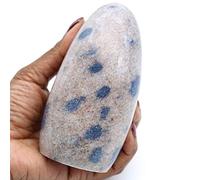 Générique Roccia di Lazulite da 580 grammi e 110 millimetri, minerale Lazulite del Madagascar, 100% naturale, edizione esclusiva, minerale ornamentale, pietra di cura