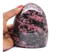 Générique Roccia in Rhodonite da 1300 grammi e 115 millimetri, minerale rodonite del Madagascar, 100% autentico, esemplare raro, pietra decorativa, pietra curativa