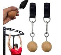 Générique Rock Climbing Pull Up Grips-Portable Strength Training Handles with Heavy-Duty Straps & Carabiners, Multipurpose Finger & Bicep Exerciser for Calisthenics, & Home Gym