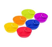Générique Round Serving Platter - Reusable Party Appetizer Platter, 6 pezzi Divided Mixing Container | Section Platters For Buffet Appetizer Picnic Breakroom Party Movie Night