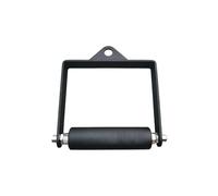 Générique Rowing Handle - Acciaio non Slip Heavy Duty Cable Attachment for Strength Training | Textured Metal Grip with Reliable Build, Gym Accessory for Home Workout, Arm and Body Exercise
