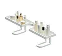 Générique Rubinetto Shelf per bagno Sink | No-Drill 19.69 inch U Shape Quick Drainage | Bathroom Over Sink Shelf | Ideal for Toothbrush Cup Cosmetic, Kitchen Hotel Restaurant RV
