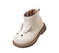 Générique Running Ragazza Stivaletti Casual Shoes Mesh Soft Sole Breathable Sport Pantaloncini Boots Ragazza Nero Punta arrotondata Stivali, bianco, 24 EU