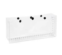 Générique Sacchetti trasparenti per pesci, borsa da esterna con chiusura a scatto, UV Scale e pieghevole design, pieghevole e leggero per facile trasporto, 10,24 x 4,53 x 2,56 pollici, Attributo