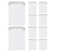 Générique Sacchetto di filtro per mezzo acquario | Set di supporti per laghetto - sacchetti a maglia fine per acquari d'acqua e acqua di mare, 35 × 40 cm, bianco, Se référer au descriptif,