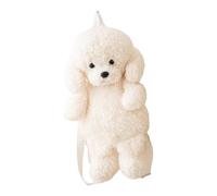 Générique Sacchetto di peluche | Borsa morbida Peluche Bambino, Zaino A Forma di Cane Carino Per Ragazze Scuola Donne Vacanze All'aperto, bianco, Se référer au descriptif, Fare riferimento alla