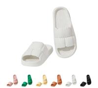 Générique Sandali antiscivolo per interni, comode ciabatte, scarpe da uomo, infradito semplice, slide utili, pantofole stabili, zoccoli affidabili, infradito leggero, pratiche slide, giallo, 38 EU