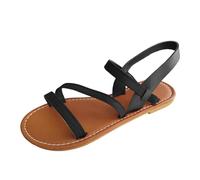 Générique Sandali comodi tessuti per le donne scarpe da spiaggia punta a clip abbigliamento per le vacanze estive sandali zeppa donna punta chiusa tacco blocco elegante per cerimonia, Le Noir, 38.5 EU