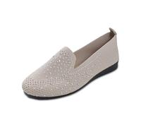 Générique Sandali da donna da spiaggia estivi, pantofole piatte comode per vacanze al mare, scarpe casual traspiranti leggere alla moda, beige, 42 EU