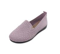 Générique Sandali da donna da spiaggia estivi, pantofole piatte comode per vacanze al mare, scarpe casual traspiranti leggere alla moda, Rosa, 36 EU