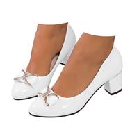 Générique Sandali da donna Donna Thick Heel Pointed Toe Shoes Shiny Large Size Four Seasons Leisure High Heels Sandali con zeppa donna espadrillas platform Sandalo donna piatto con cinturino 2026