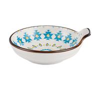 Générique Sauce Dish | Dipping Sauce Dish - Bohemia Snack & Dip Bowls With Eye-Catching Designs | Easy To Clean Ceramic Serving Plate Kitchen Tableware per BBQ Wedding Snack Sushi Home Party