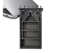 Générique Scaffale - Espositore da parete in legno, portaoggetti gotico in armadio per bigiotteria decorativo, organizzatore di casa delle streghe | Pietre di smalto per unghie per camera da letto