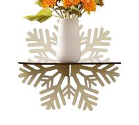 Générique Scaffali galleggianti, mensola decorativa in legno con fiocco di neve, supporto traforato decorativo - per soggiorno, camera da letto, ufficio, bagno, dormitorio, garage, lavanderia, armadio