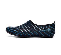 Générique Scarpe acquatiche da uomo donna ad asciugatura rapida immersioni piscina nuoto calze antiscivolo a piedi nudi pantofole Aqua Aquatique Unisex Scarpe da spiaggia Surf Yoga Acqua Sport, blu