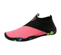 Générique Scarpe acquatiche per uomo e donna, ad asciugatura rapida, antiscivolo, leggere e traspiranti, per la spiaggia, il nuoto, il surf, lo yoga, gli sport all'aria aperta, calze d'acqua, Rosa, 46
