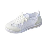 Générique Scarpe casual leggere in maglia traforata con lacci per l'autunno - Scarpe da ginnastica con suola piatta traspiranti