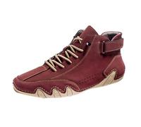 Générique Scarpe Da Marcia Uomini Basket Uomo Scarpe Moda E Sport Uomo Basket Running Uomo Senza Lacci Jogging Escursionismo Multicolor Antiscivolo Leggero Comfort Scarpa, Vino 1, 47 EU