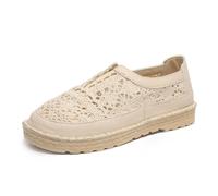 Générique Scarpe Donna Boemia Scarpe Tempo Libero Comode Moda, beige, 35 EU