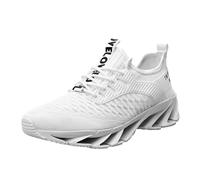 Générique Scarpe Moda E Sport Uomo Basket Running Uomo Scarpe Di Sicurezza Uomini Basket Uomo Tennis Fitness Tempo Libero Antiscivolo Traspirante Antiscivolo Scarpe Antiscivolo, C Bianco, 41 EU