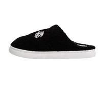 Générique Scarpe per la casa delle donne - Pantofole da donna e pantofole coppia abbinate con cartoni animati pantofole a forma di lana sintetica carina scarpe slip on pantofole, Nero , 36 EU
