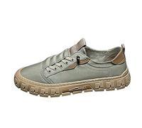 Générique Scarpe Sportive Uomo Basket Uomo Scarpe Uomo Basket Running Uomo Confortevole Tennis Slip on Tempo Libero Traspirante Comfort Escursionismo Scarpa, Verde 3, 42 EU