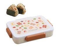 Générique Scatola pranzo per bambini, 5-Compartment Snackle Container, Leak-Proof Organizer for School, Travel, Sport, Picnic, Beach, Long Drives, Summer Outdoor Meals Indoor and More