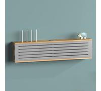 Générique Scatole di Immagazzinaggio del router WiFi, router senza Fili Scatola di Immagazzinaggio WiFi, Scatola di Copertura in Legno, Router Ripiano Scollo Senza Foro A Parete ||| 8