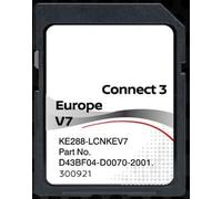 Générique Scheda SD Navigazione GPS Europa 2022 v7, database Q1.2021, D43BF04-D0070-2001, compatibile con Nissan Connect 3 LCN2